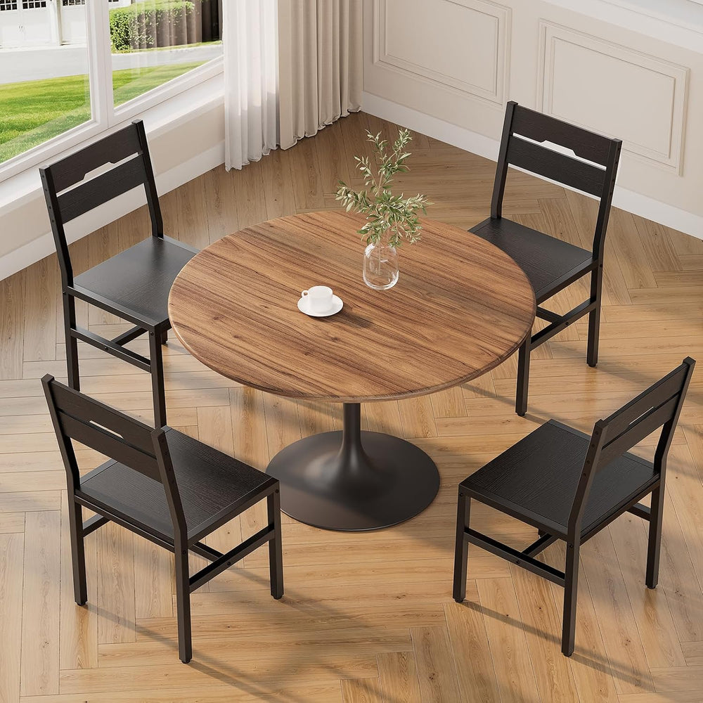 RALGEND Black Dining Chairs Set of 4, Kitchen Chairs Set of 4