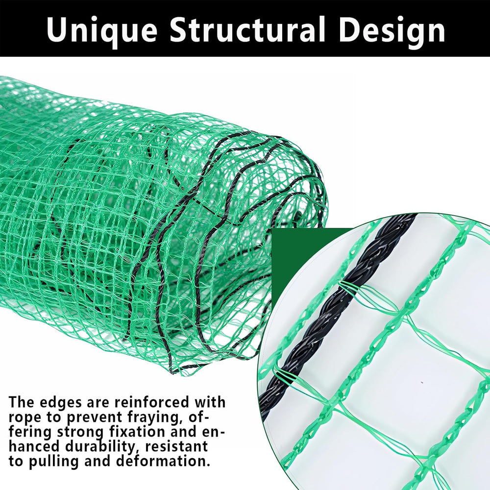 POYEE Deer Fence Netting 4x100ft Plastic Mesh Netting for Garden Protection