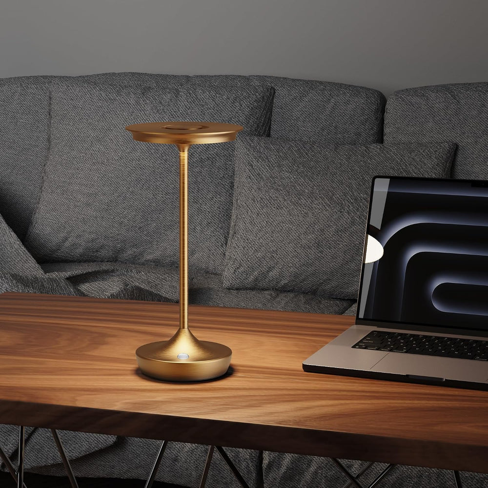 LED Rechargeable Cordless Outdoor 6000mAh Battery Table Lamp 2Pack Bronze