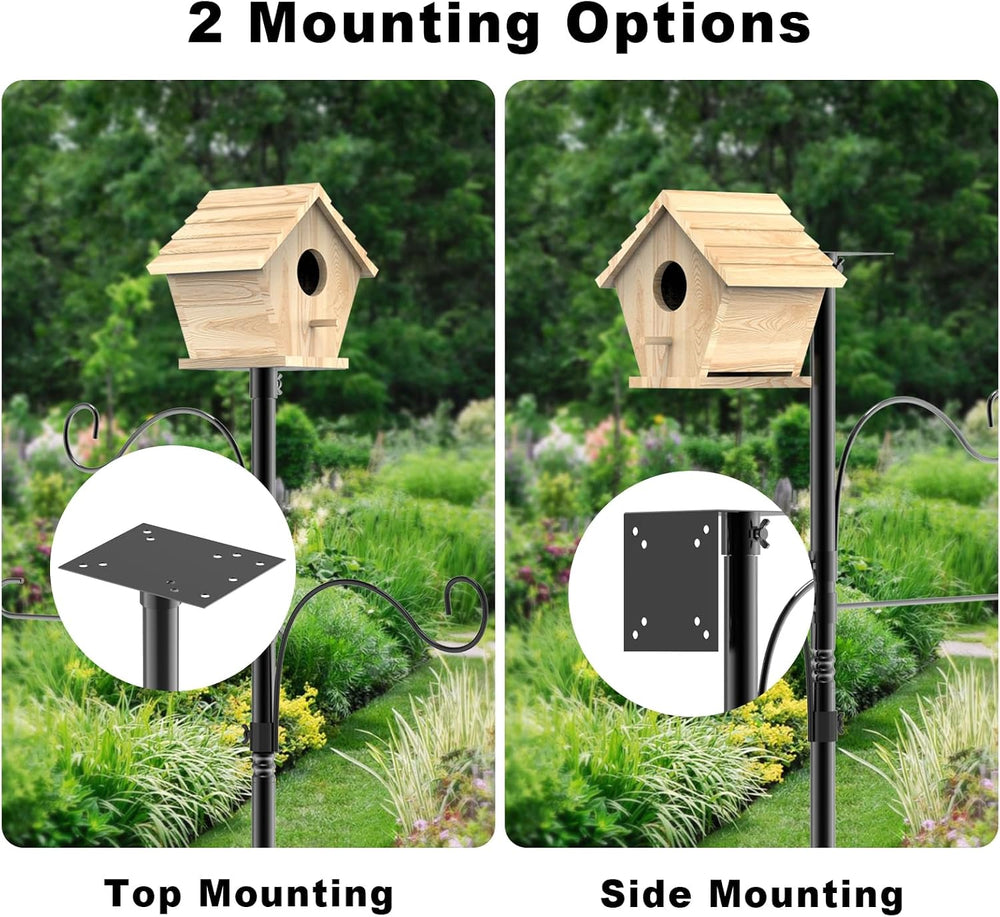 Bird Feeder Pole 118 Inch Outdoor Bird House Mount Kit