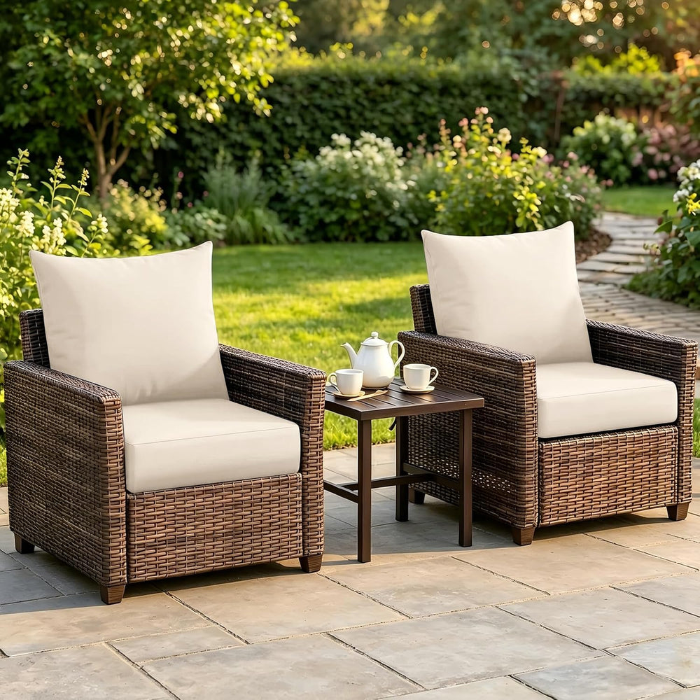 Deep Seat Patio Cushions Set of 1, 24x24x5.75 Inch, Waterproof Outdoor Chair ...