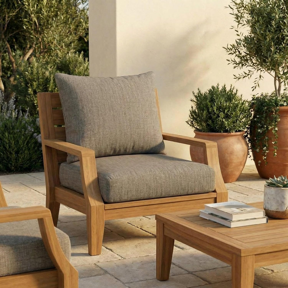 RSH DECOR: Sunbrella Deep Seating Cushion with Pillow Back | 24” x 26” x 5&qu...