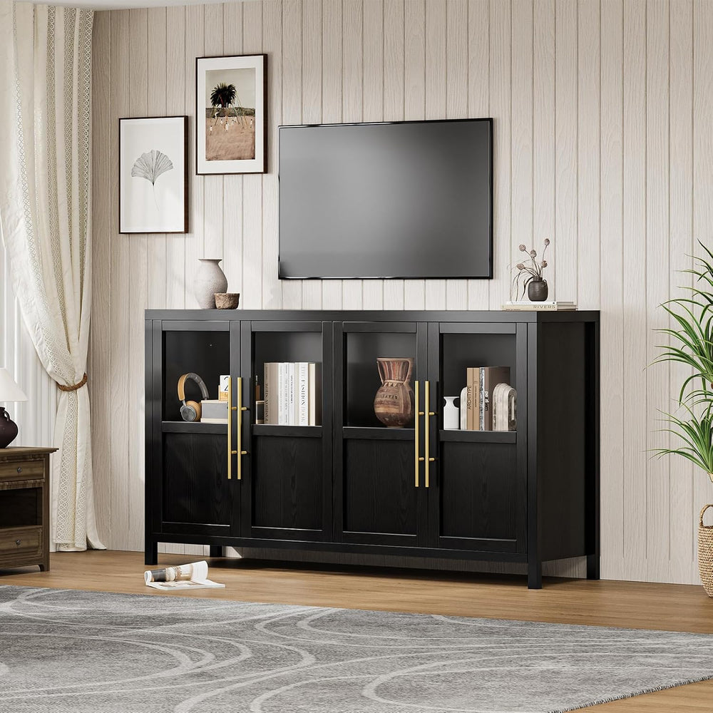Garvee 55“ Large Buffet Cabinet with Storage, Sideboard Buffet Cabinet with G...
