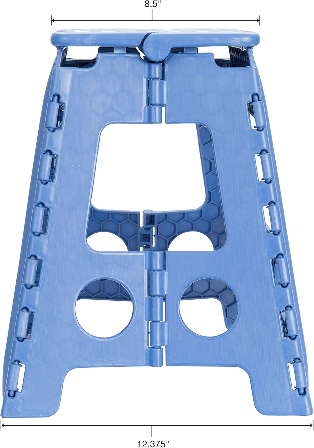 Essentials 21048 15-Inch Folding Step Stool, Wide Folding Step Stool, Plastic...