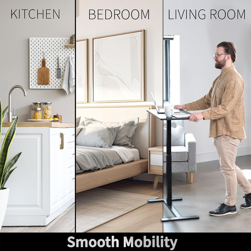 VIVO Mobile 32 x 16 in Over Couch Laptop Table, Holds 17.6 lbs