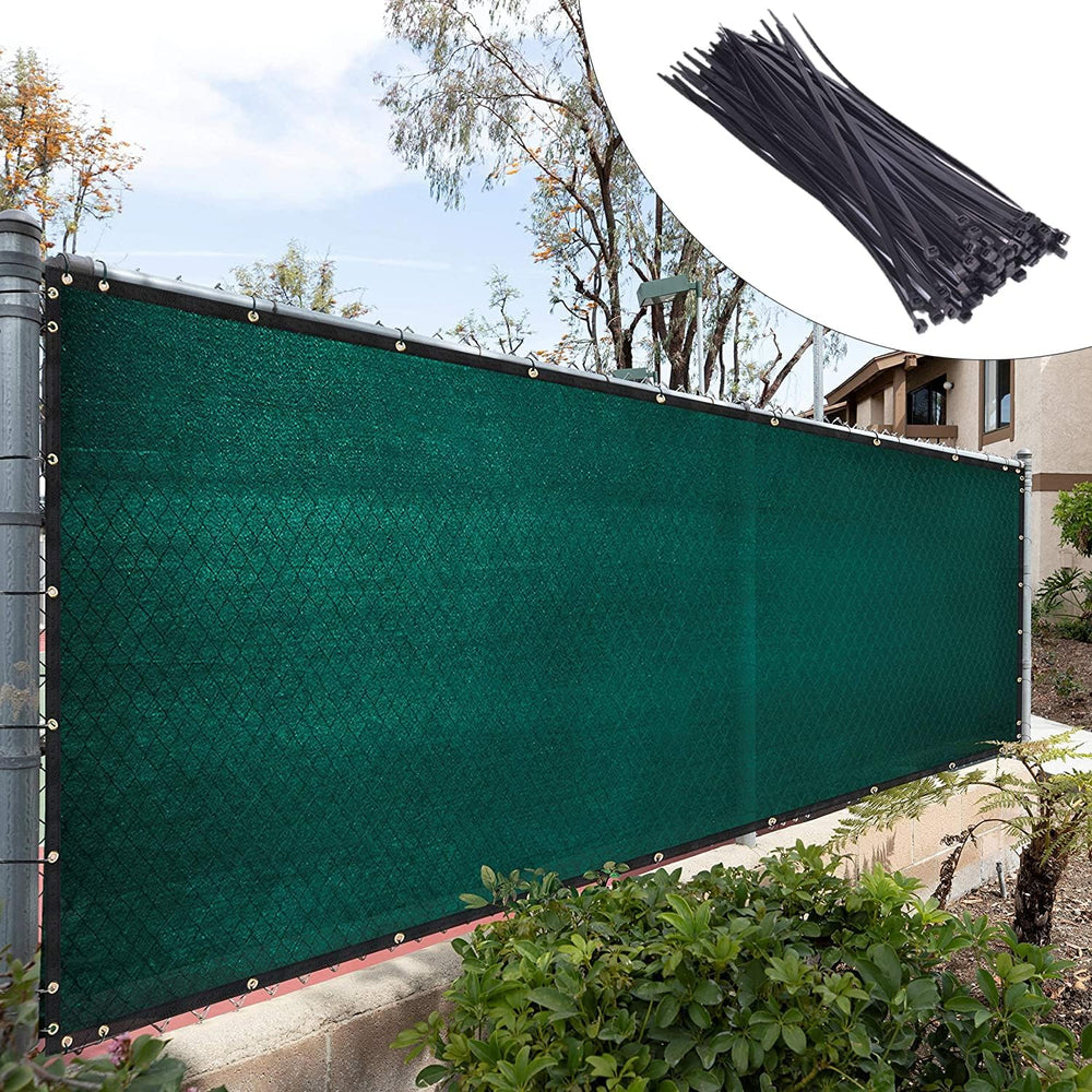 Royal Shade 6' x 10' Green Fence Privacy Screen, Heavy Duty Windscreen