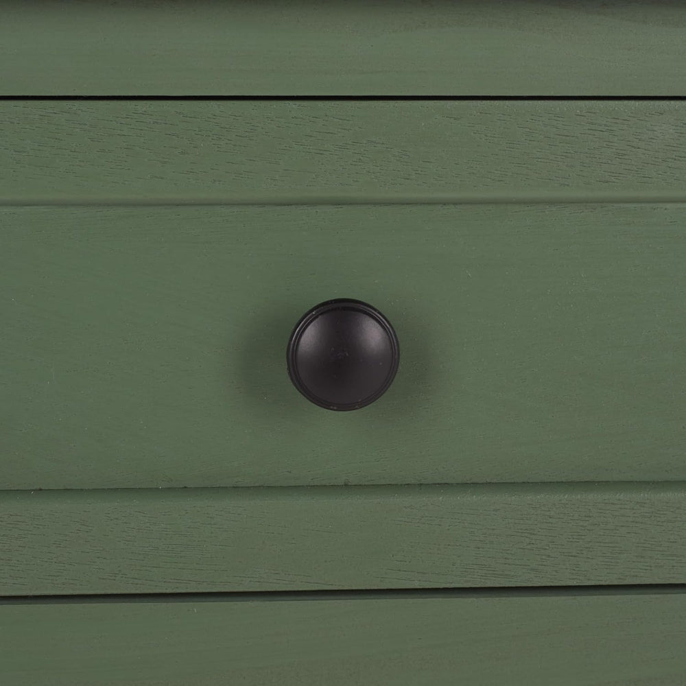 SAFAVIEH Furniture - Carrie 3-Shelf Side Table - Dusty Green - Solid Wood - F...