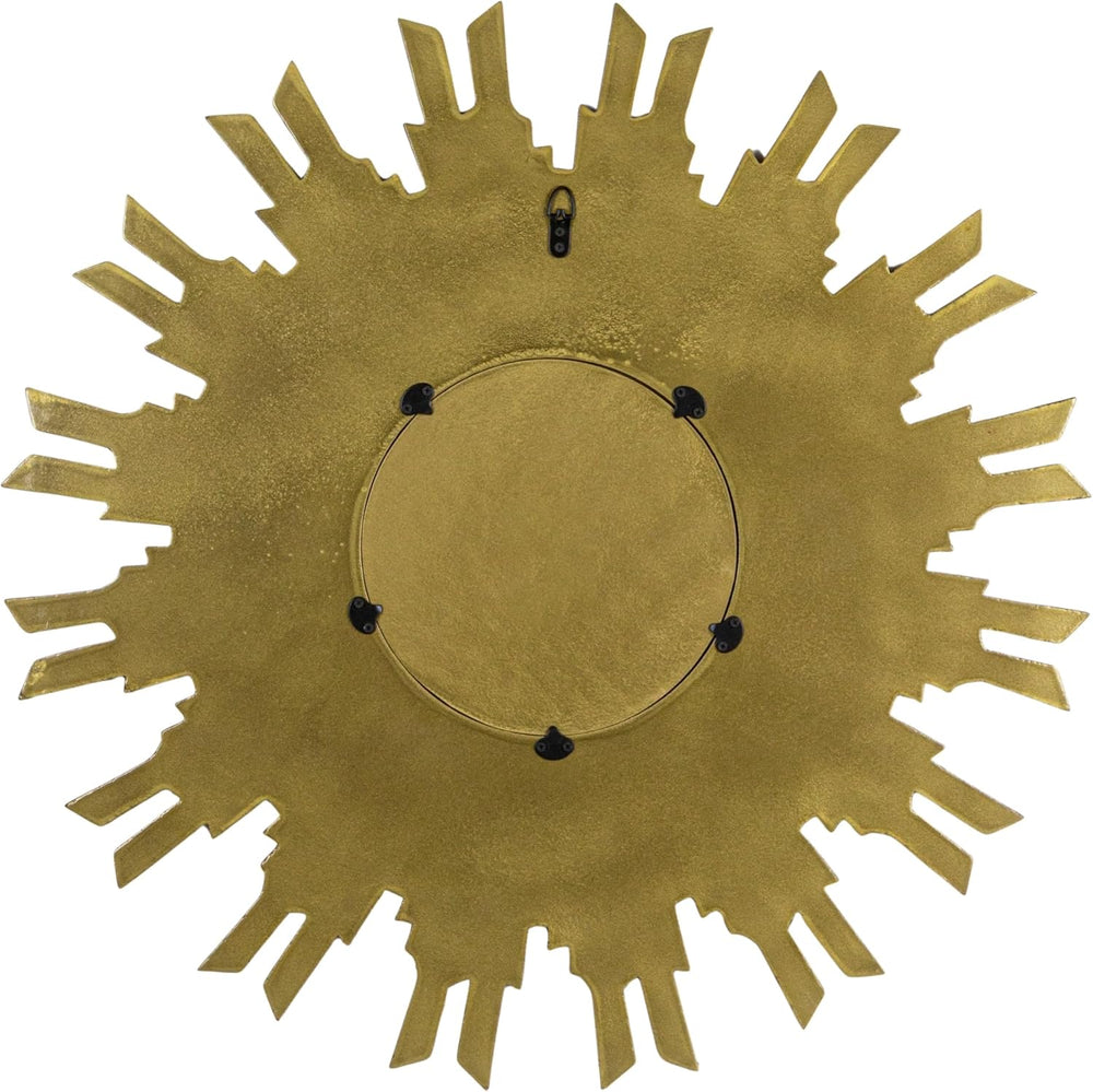 Creative Co-Op Gold Sunburst Mirror