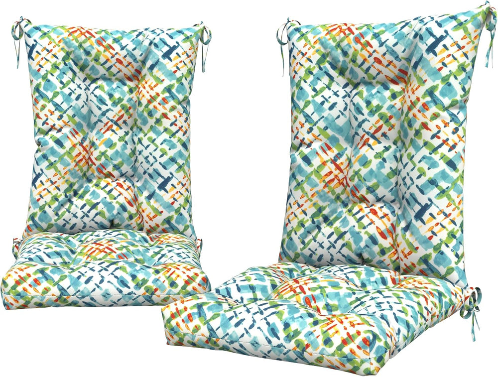 DYTXIII Set of 2 Rocking Chair Cushions for Outdoor/Indoor Use,Water Resistan...