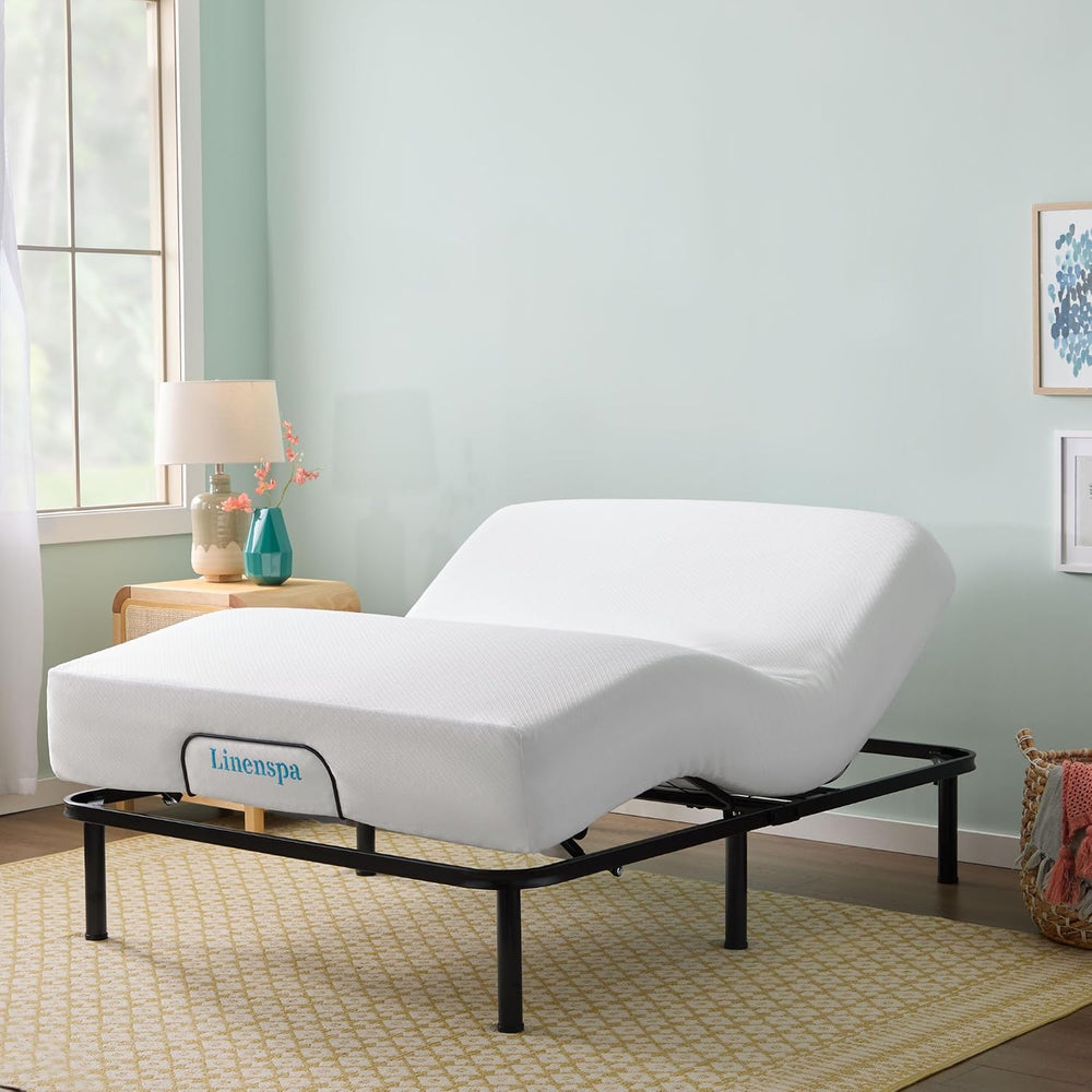 Linenspa L100 Adjustable Bed Base, Head and Foot Incline, Full Size