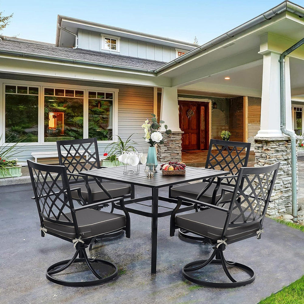 Porch Shield Patio Seat Cushion Covers 4 Packs, 21"x21"x4", Da...