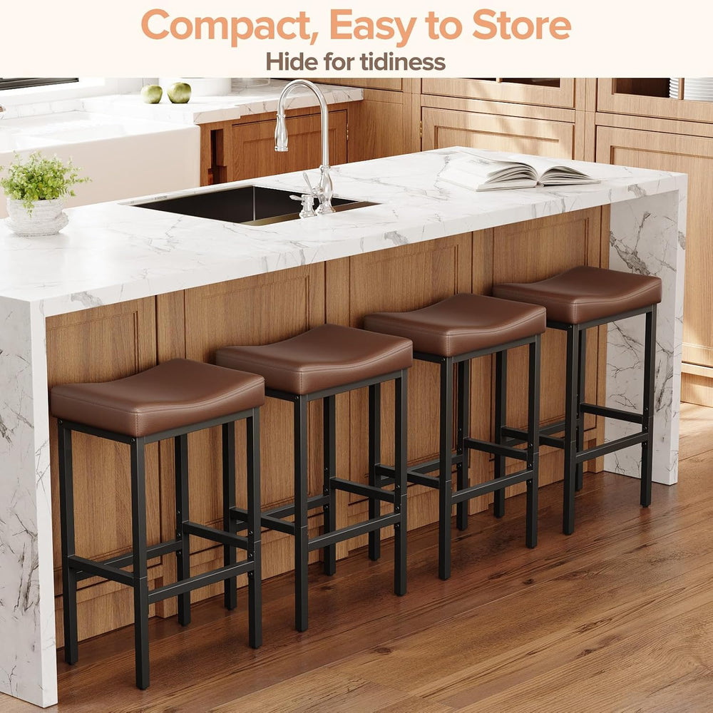 Compact 24 Inch Counter Height Bar Stools Set of 3