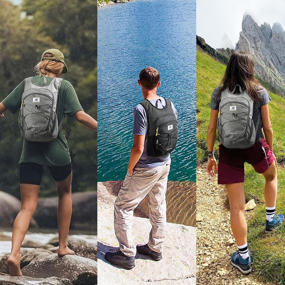 SKYSPER 15L/20L Foldable Hiking Backpack Lightweight Packable Travel Daypack ...