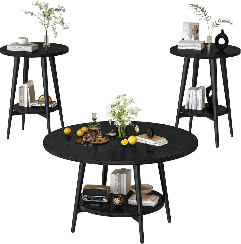 AWQM Coffee Table, Coffee Table Set of 3, Coffee Tables for Living Room