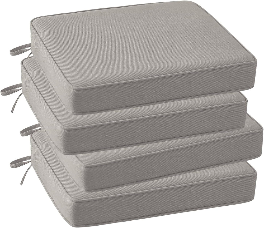 Outdoor Sunbrella Square Corner Seat Cushion, 19"x19"x3", Set ...
