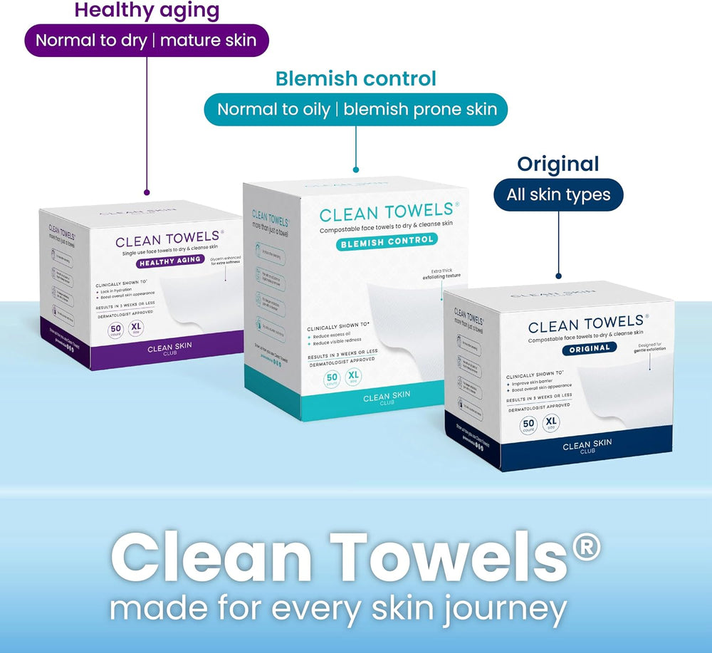 CLEAN SKIN CLUB Clear Acrylic Box for Clean Towels XL (NOT Included), Contain...