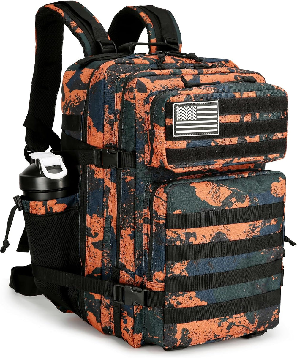 Military 45L Tactical Assault Backpack 3 day assault pack with Molle Waterpro...