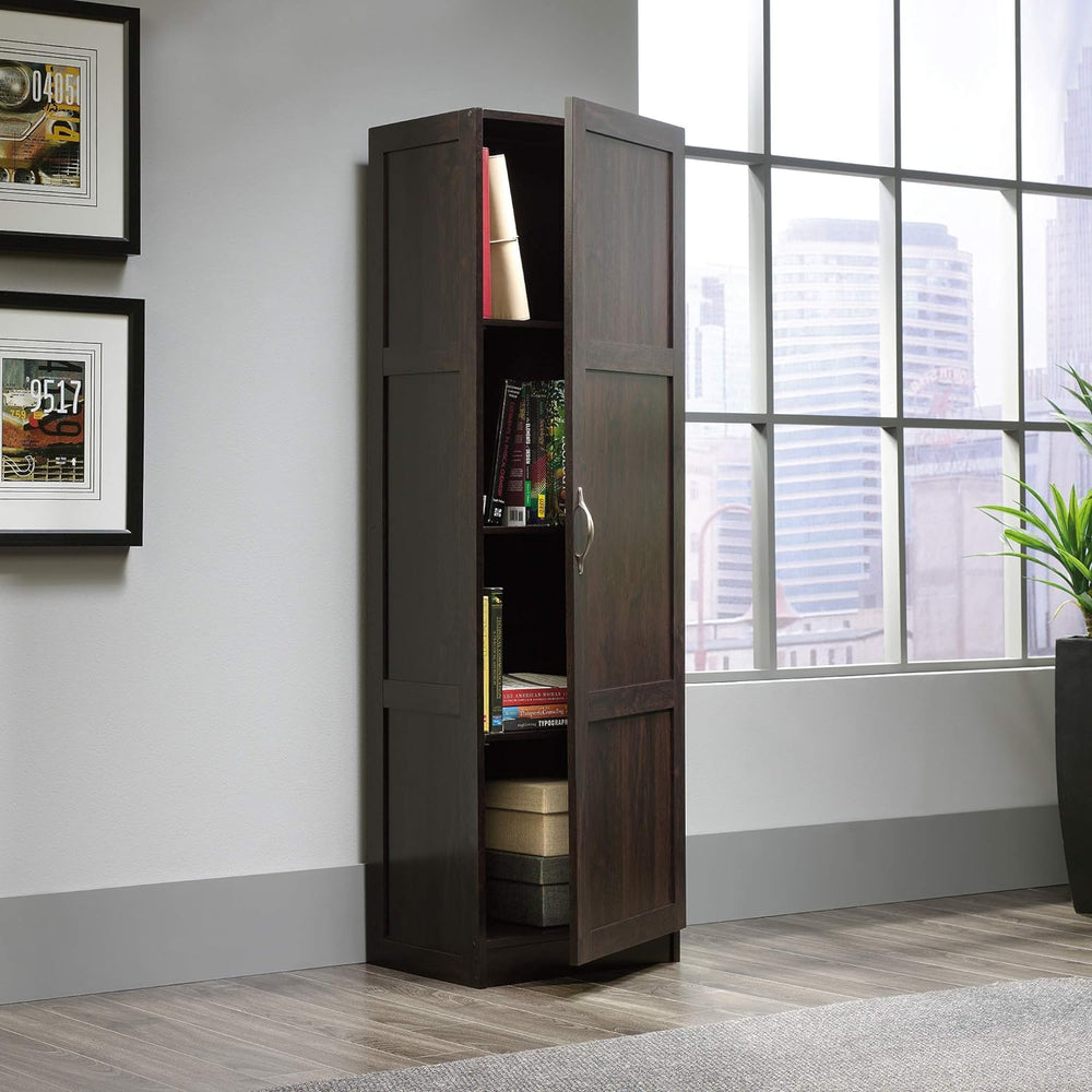Sauder Miscellaneous Storage Storage Cabinet/ Pantry cabinets, Cinnamon Cherr...