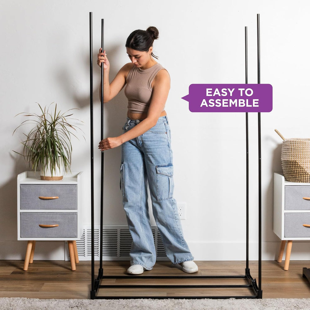 HOLDN’ STORAGE Portable Wardrobe Closet, 50 LBs Large Capacity