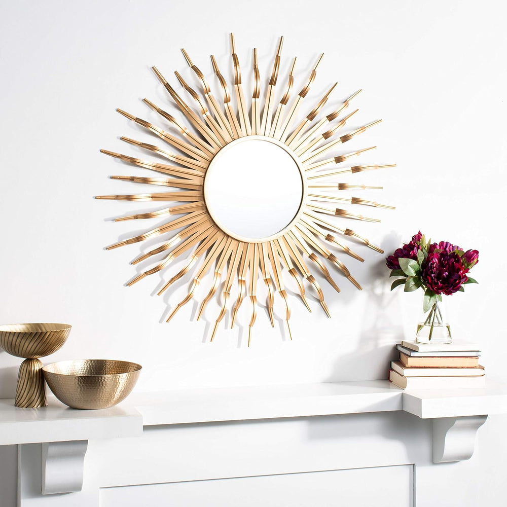 SAFAVIEH Naya Modern Sunburst Mirror, 35" MRR1034B