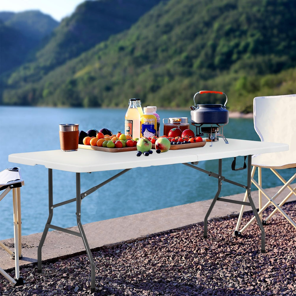 PayLessHere | 6FT Folding Table | White | Portable Plastic Table
