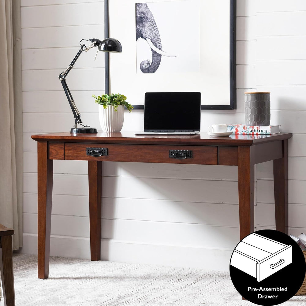 Leick Home Mission Desk, 48", Mission Oak