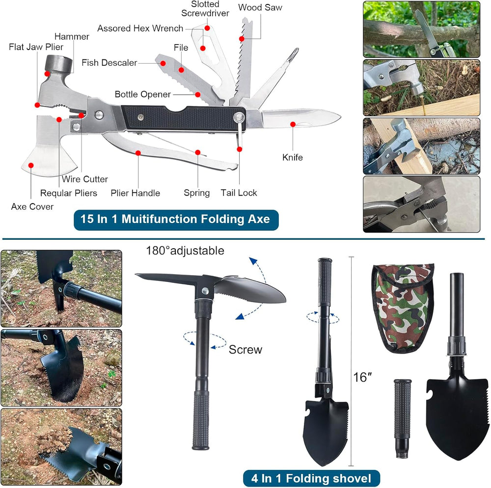 254 in 1 Survival Kit, First Aid Kit for Men