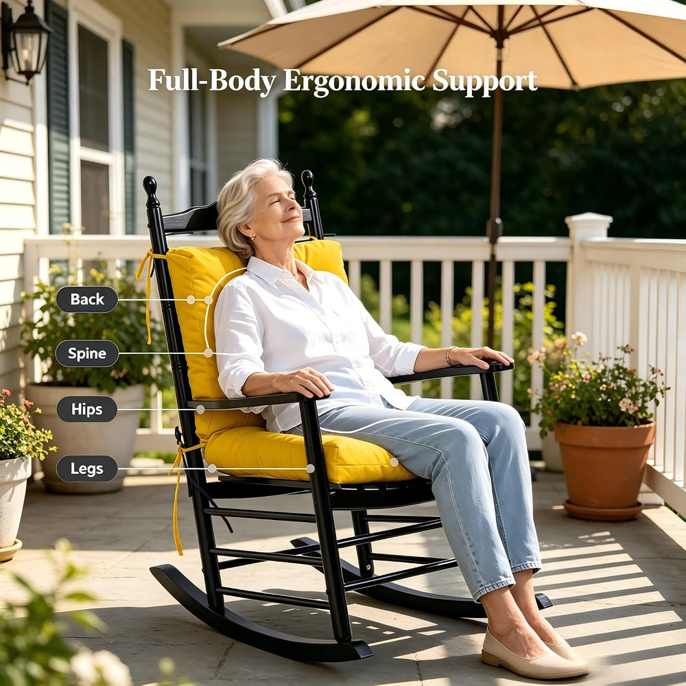 QILLOWAY Outdoor Chair Cushion for Patio Furniture, Waterproof Patio Cushions...