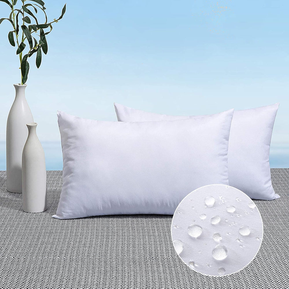 MIULEE Pack of 2 20x26 Inch Outdoor Pillow Inserts