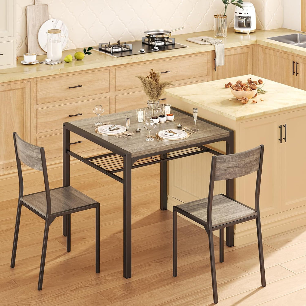 Gizoon 4-Piece Dining Table Set for 4, Kitchen Table