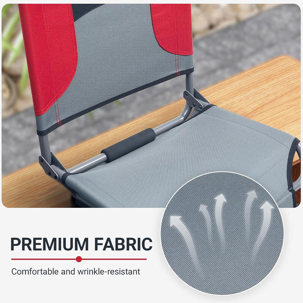 Portal Folding Bleacher Seats with Backs and Cushion, Stadium Chair