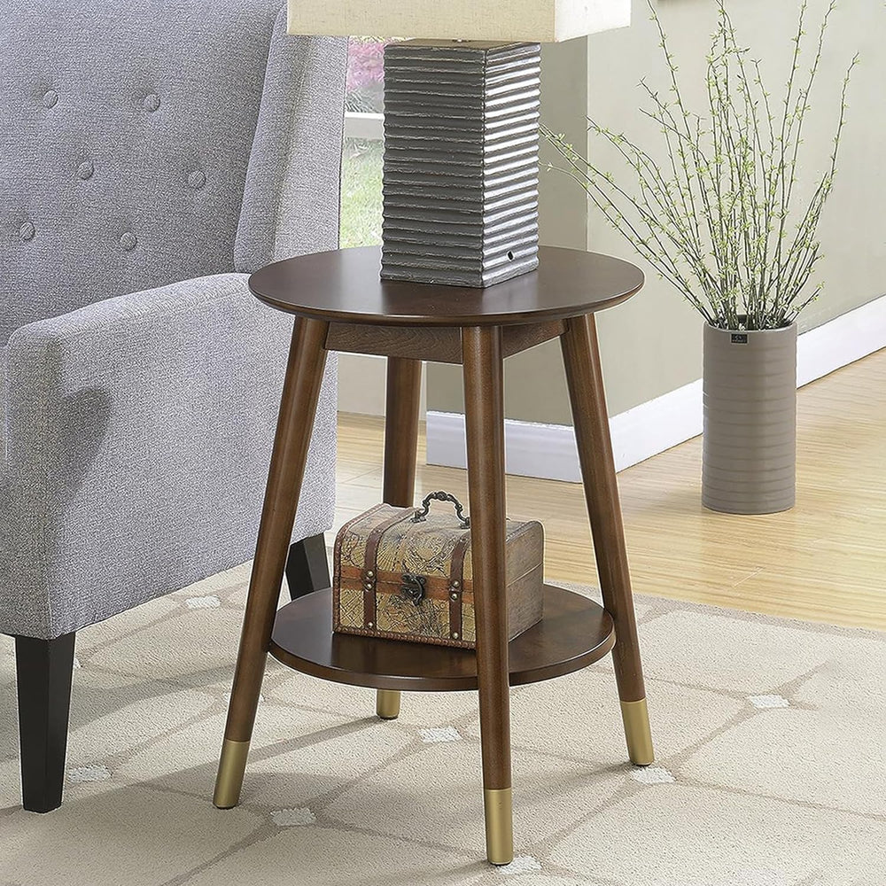 Convenience Concepts 7103050ES Wilson Mid Century Accent End Table, Espresso