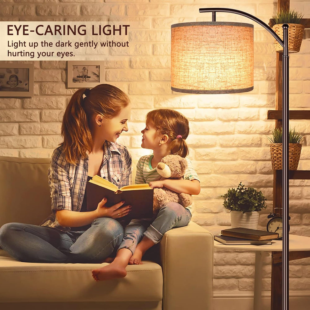 Floor Lamp for Living Room, LED Standing Lamp Tall Industrial Floor Lamp Read...