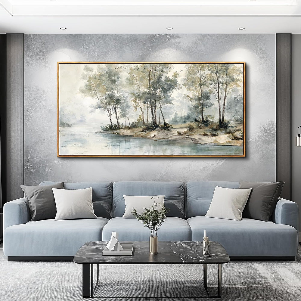 Wapluam Tree Of Life Wall Art Large Painting Modern Abstract Canvas Art Lands...