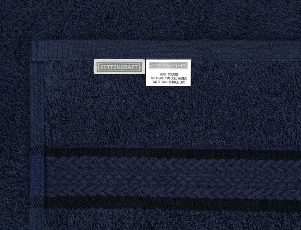 COTTON CRAFT Ultra Soft Bath Sheet - 2 Pack 100% Ringspun Cotton Towels