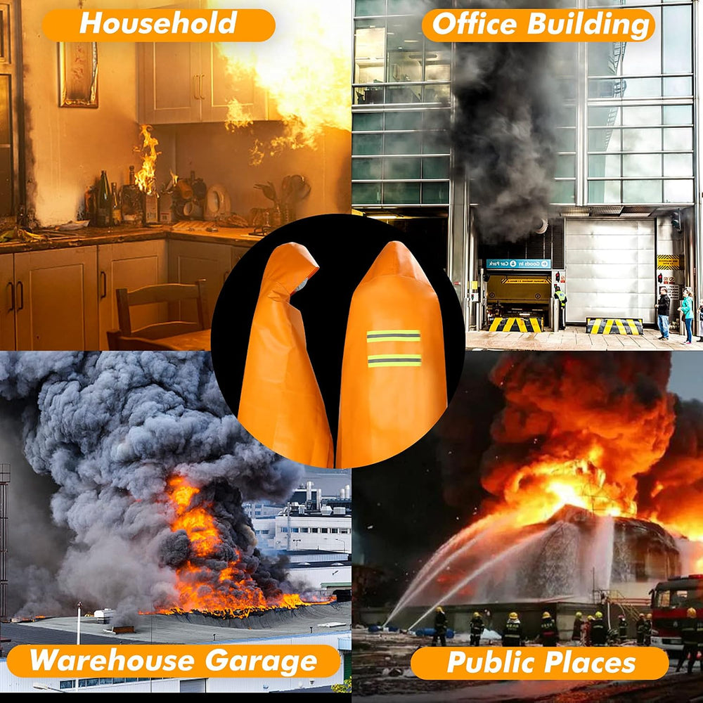 Fire Escape Cloak, Extra Big, Emergency Used as A Fire Blanket, for Home