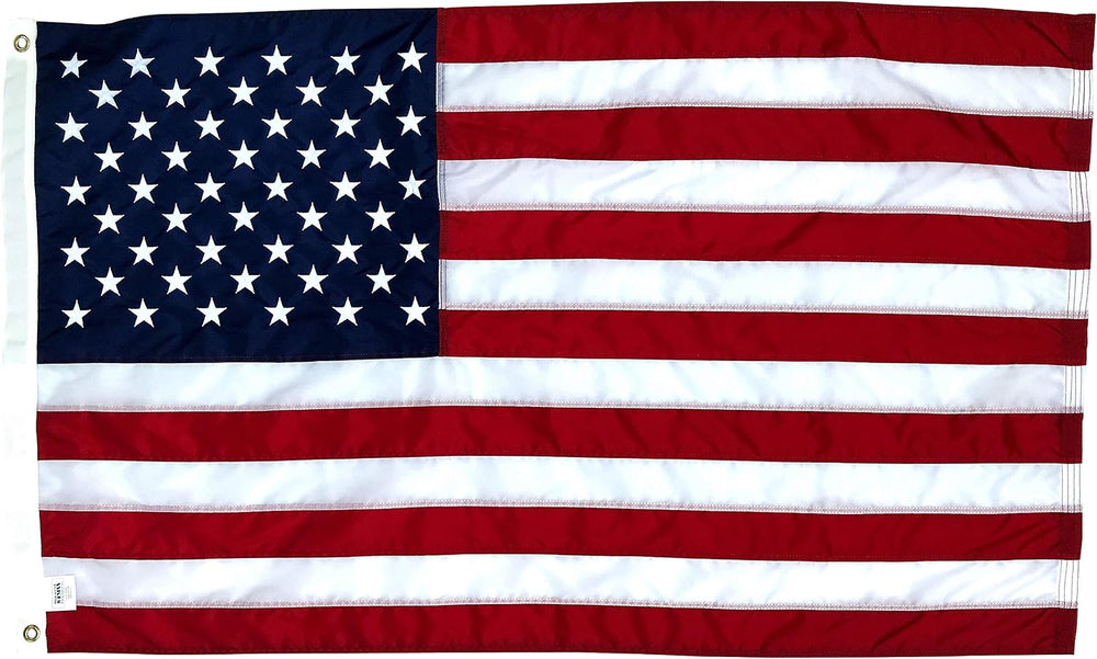 2.5x4 ft Heavy-Duty American Flag with Embroidered Stars