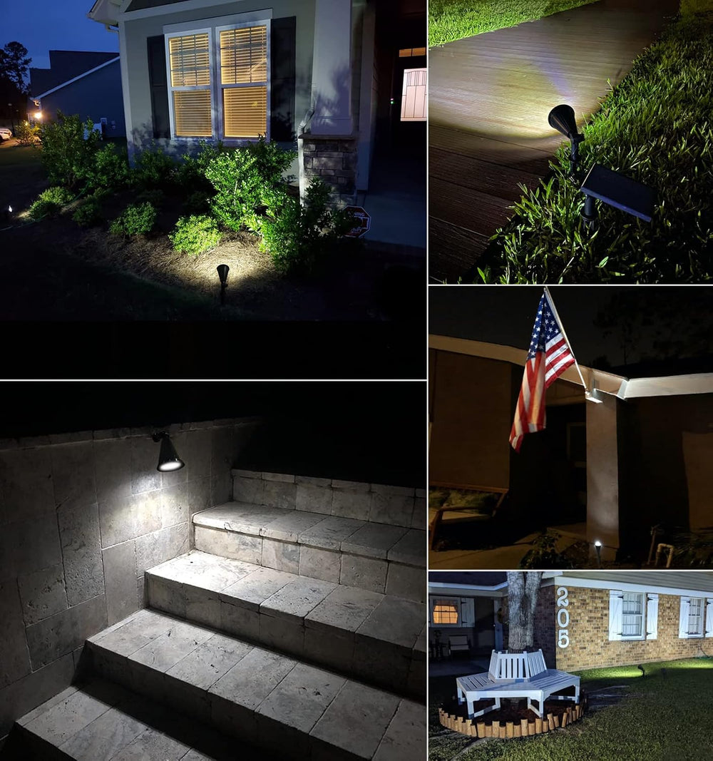Solar Spot Lights Outdoor, Solar Lights for Yard, Solar Light for Flag
