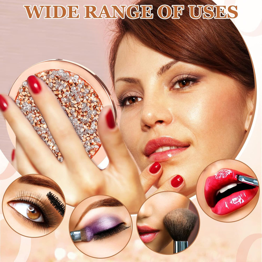 Cindeer 24 Pcs Small Compact Mirror Folding Pocket Makeup Round Hand Held Cos...