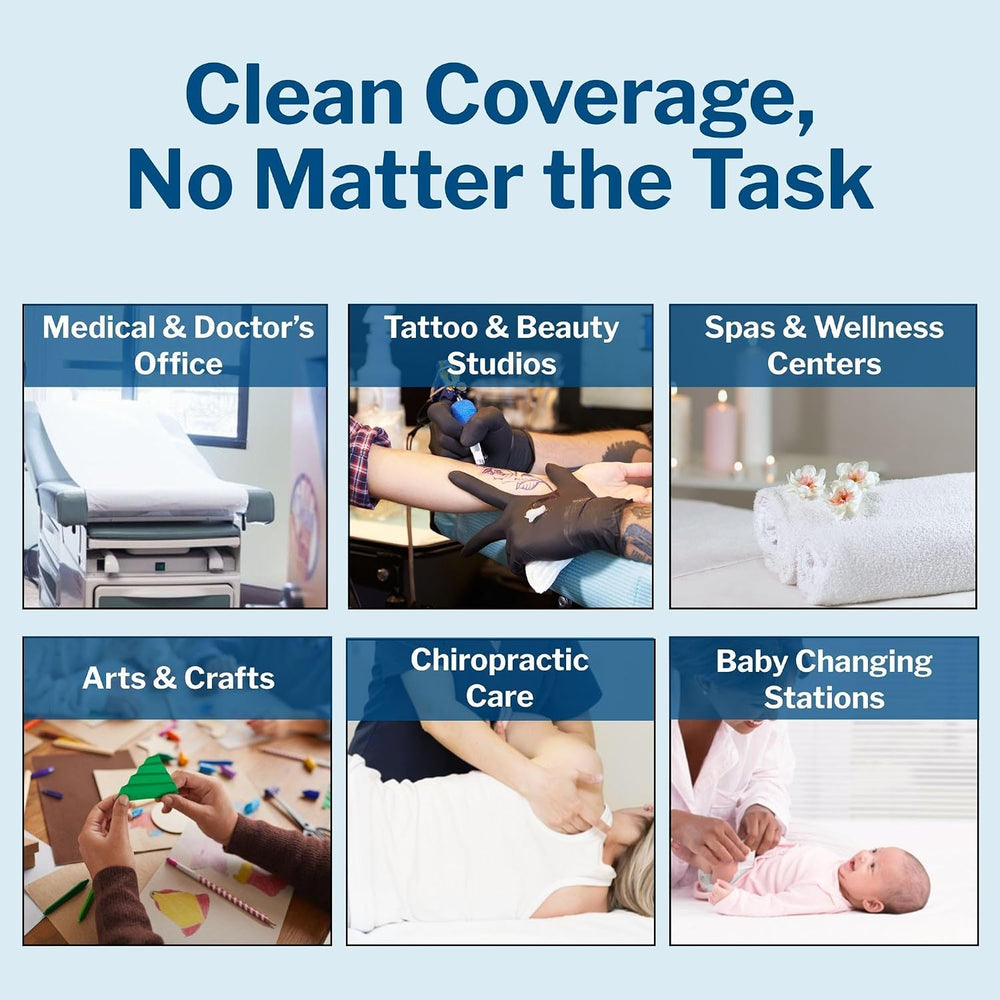 McKesson Medical Exam Table Paper Rolls, Spa, 18 in x 225 ft, 12 Rolls