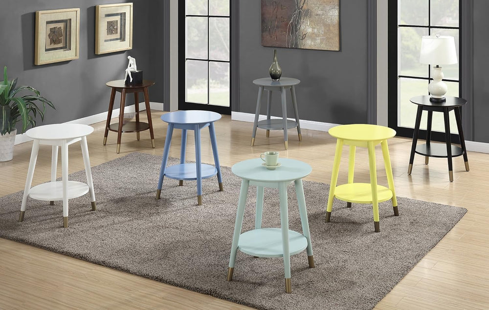 Convenience Concepts 7103050ES Wilson Mid Century Accent End Table, Espresso
