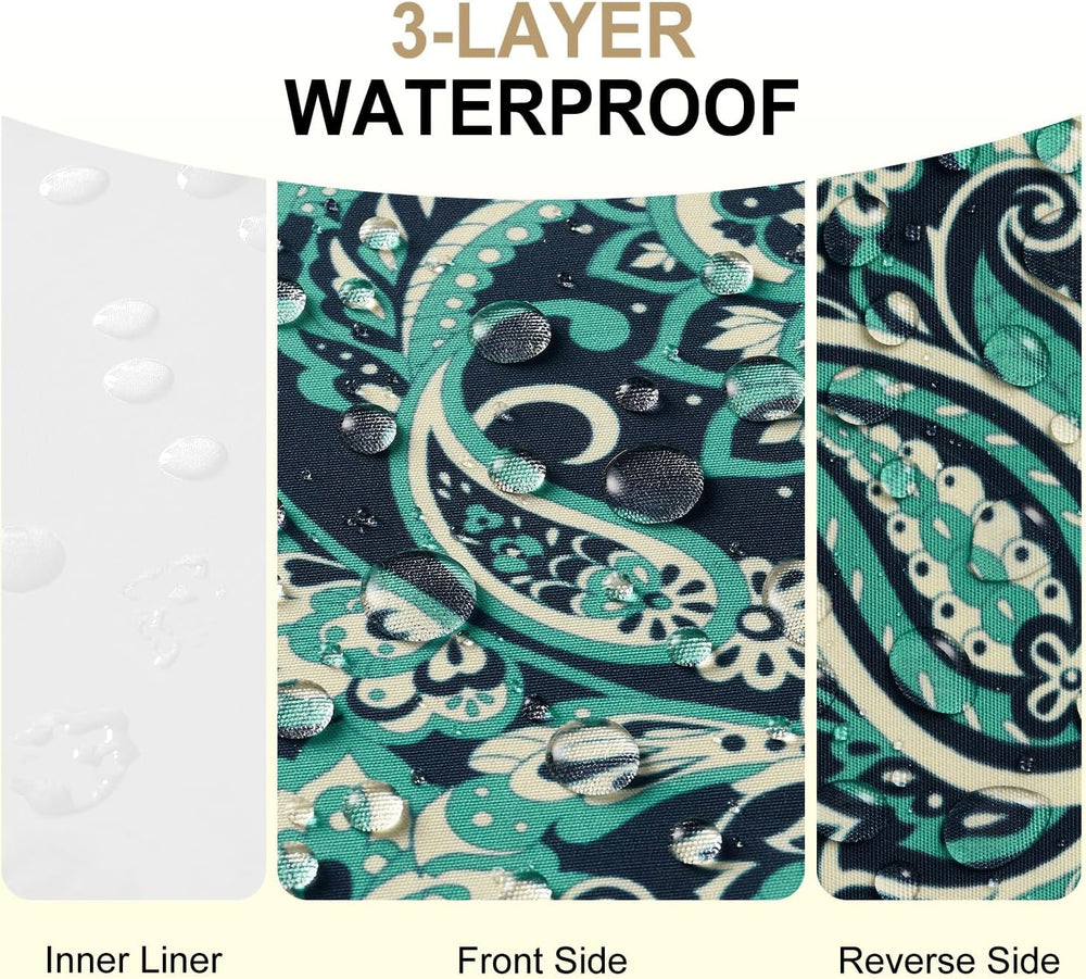 downluxe Outdoor Chair Cushions Set of 4, Waterproof 19" x 19" x 3&...