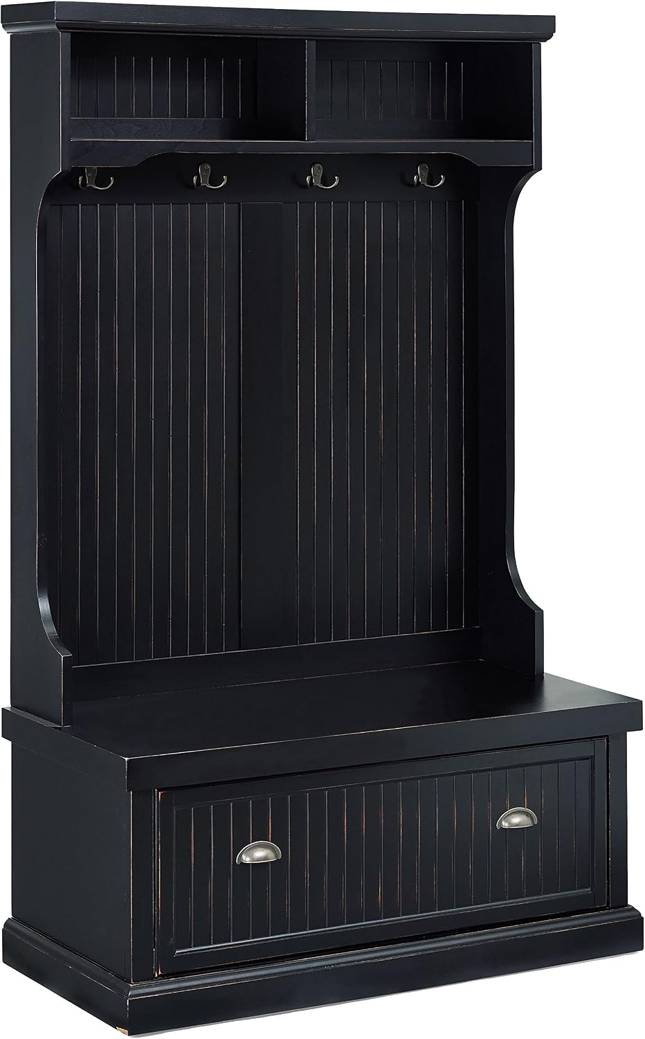 Crosley Furniture Seaside Hall Tree, Shoe Rack Bench