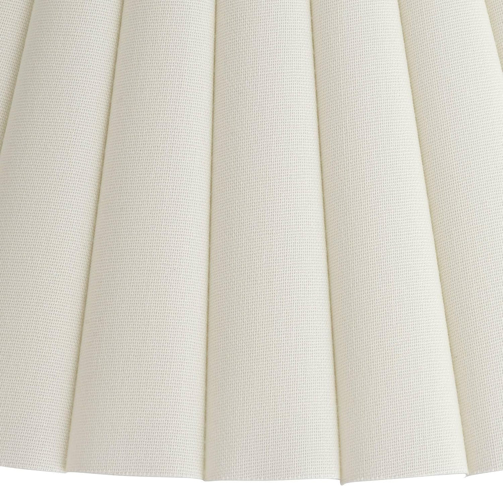 Antique Extra Large White Box Pleat Shade 6.75x20.75x12.5 (Spider) Set 2