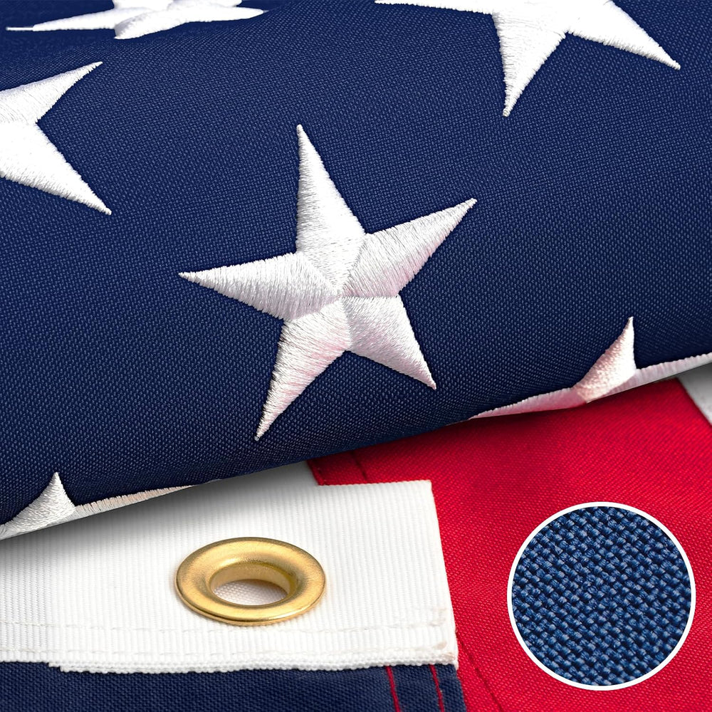 Chillchard 4x6 FT American Flags for Outside Heavy Duty - TearProof US Flag