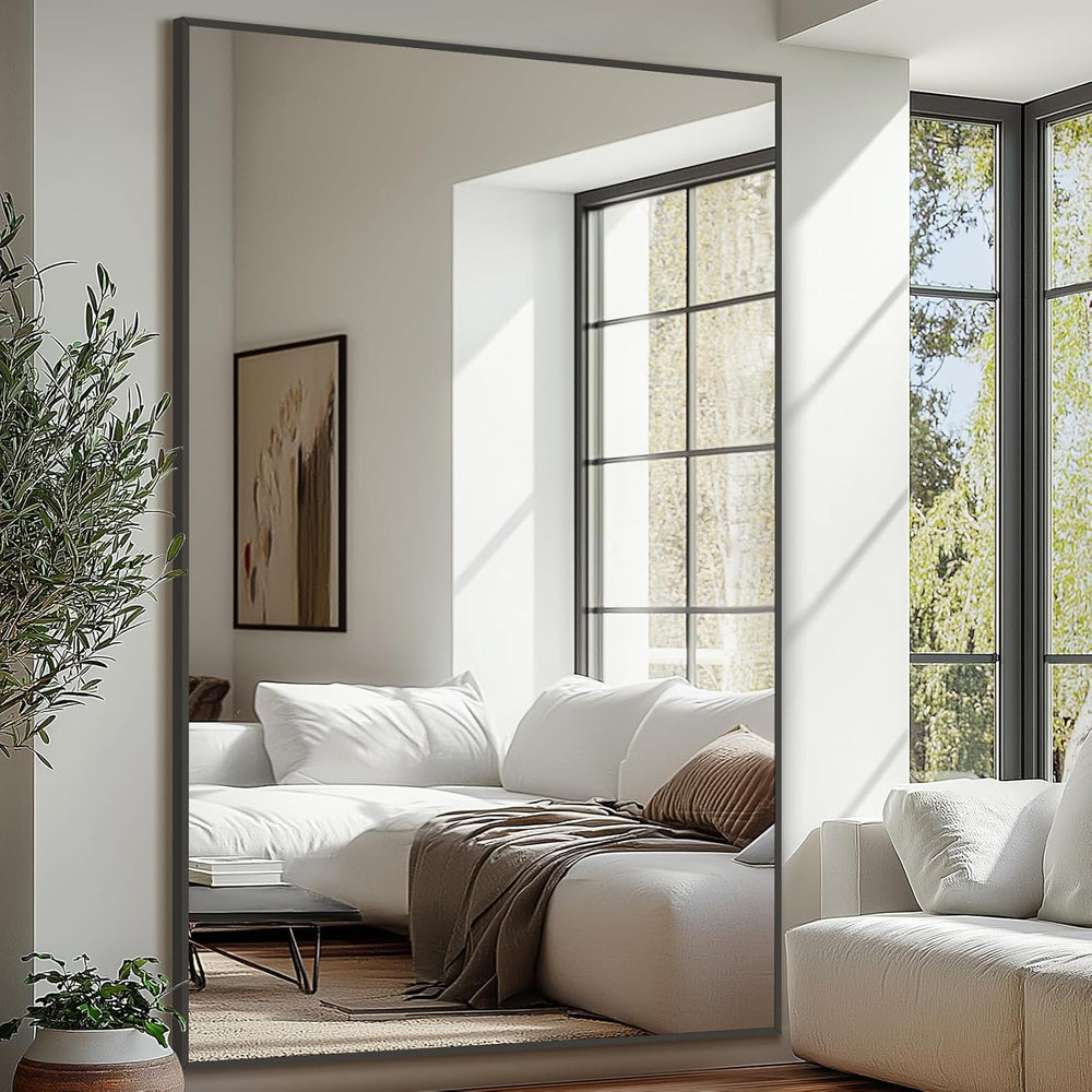 MELOMOIR 44"x72" Oversized Floor Mirror, Freestanding, Large Full B...