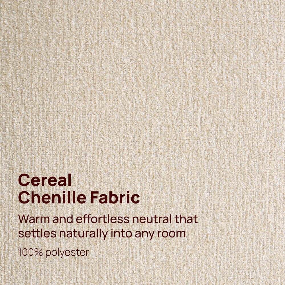mopio Orbix Swivel Accent Chair, Upholstered (Cereal, Single, Swivel)