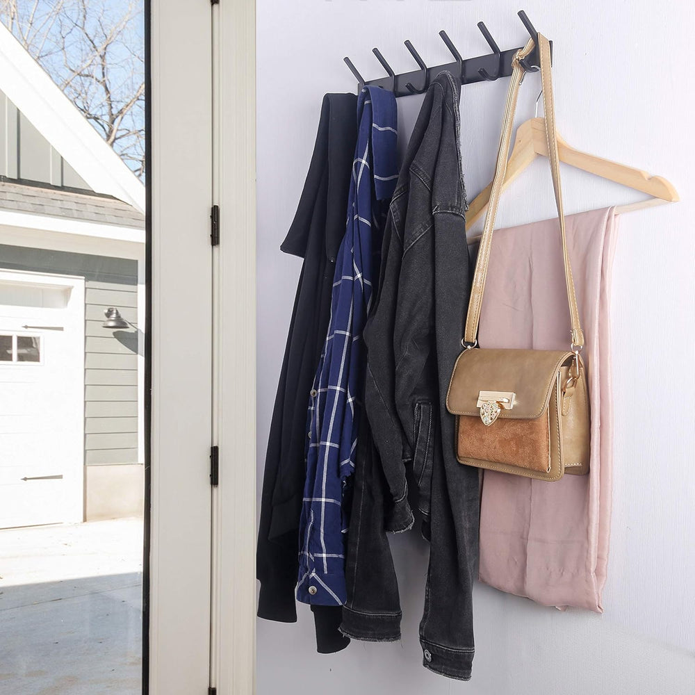 WEBI Coat Rack Wall Mounted,17-1/8 Inch Coat Hooks for Hanging Coats,Heavy Du...