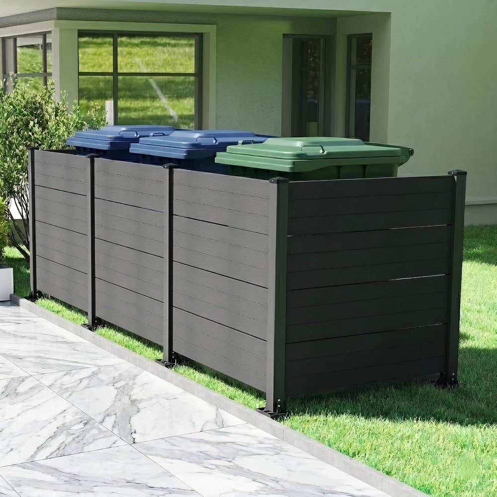 Domi 50" W x 49" H Outdoor Privacy Screen, Air Conditioner Fence, 4...
