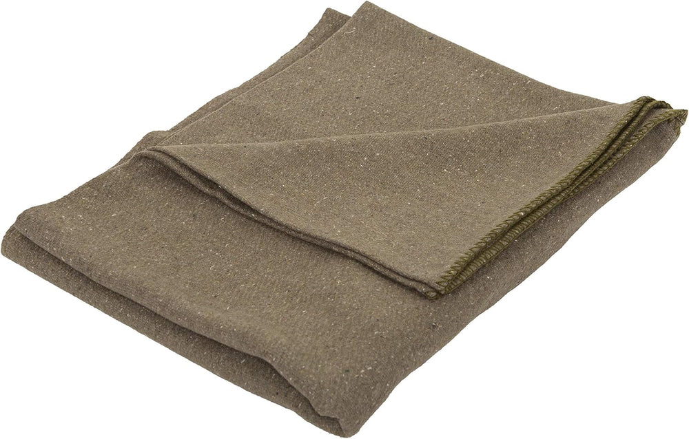 Stansport Wool Blend Camp Blankets - O.D. Green (1244)